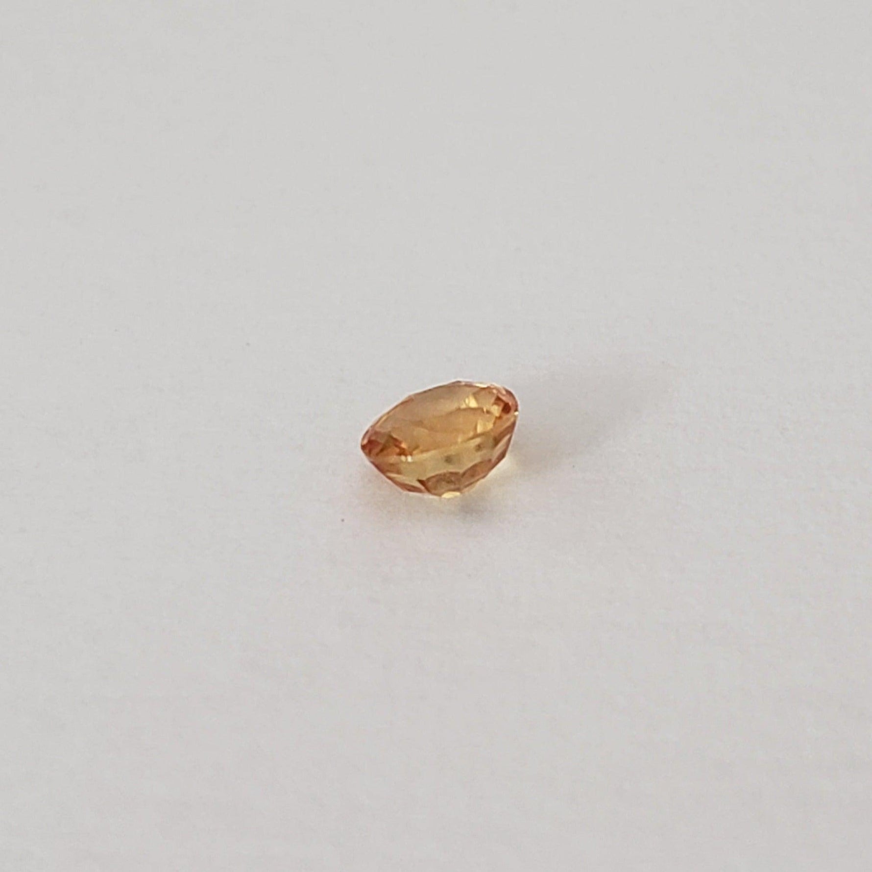  Sapphire | Round Cut | Orange Gold | 3.5mm .25ct | SO24 4