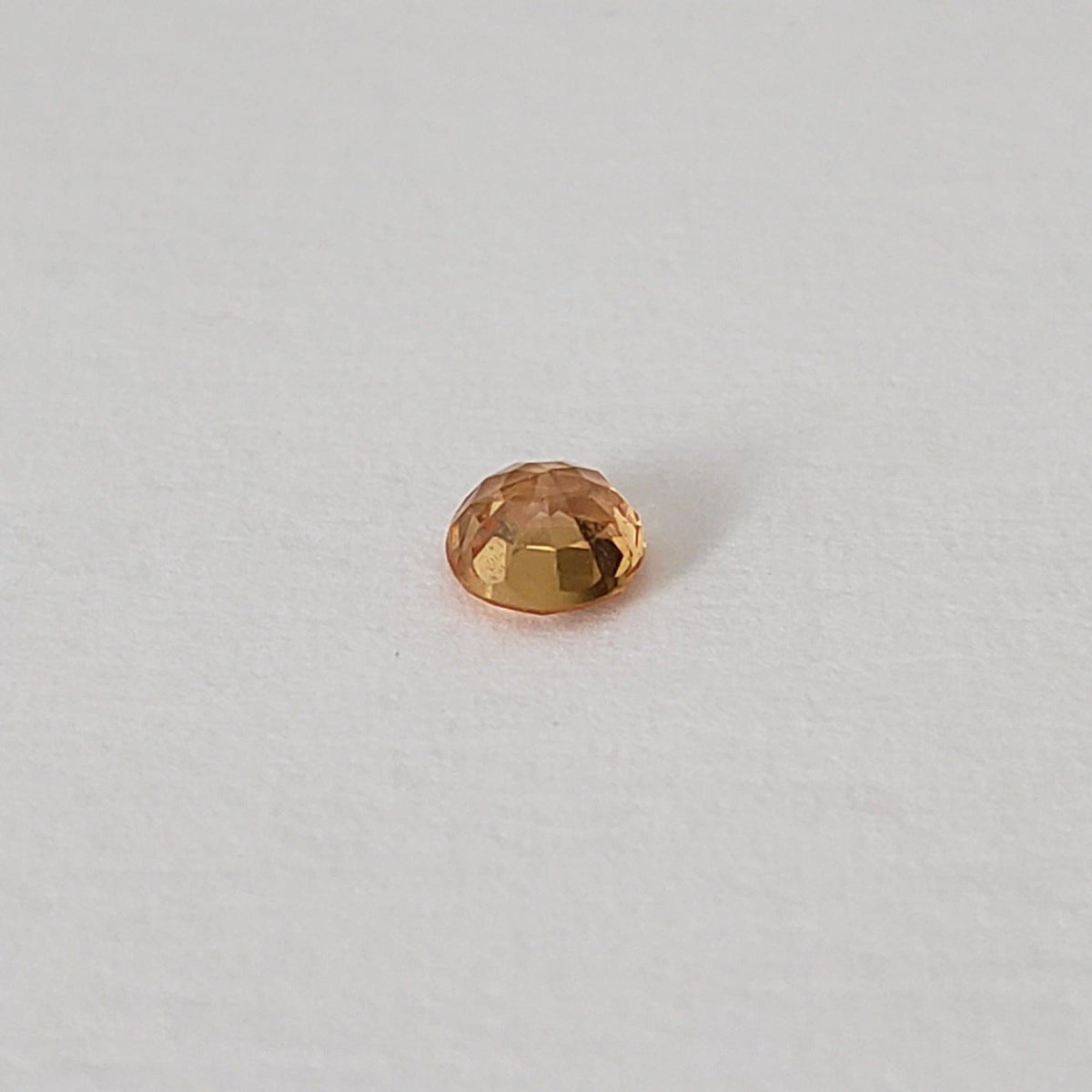 Sapphire | Round Cut | Orange Gold | 3.5mm .25ct | SO24 5