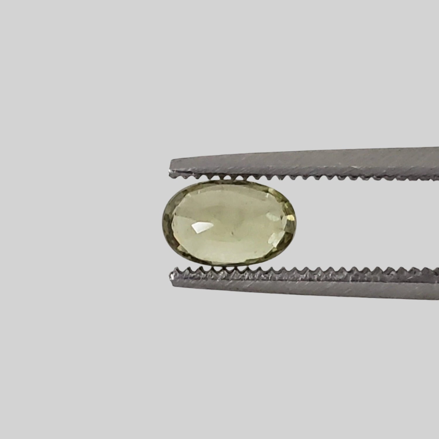  Sapphire | Unheated Sapphire | Oval Cut | Greenish Yellow | 6x4mm | Myanmar 1
