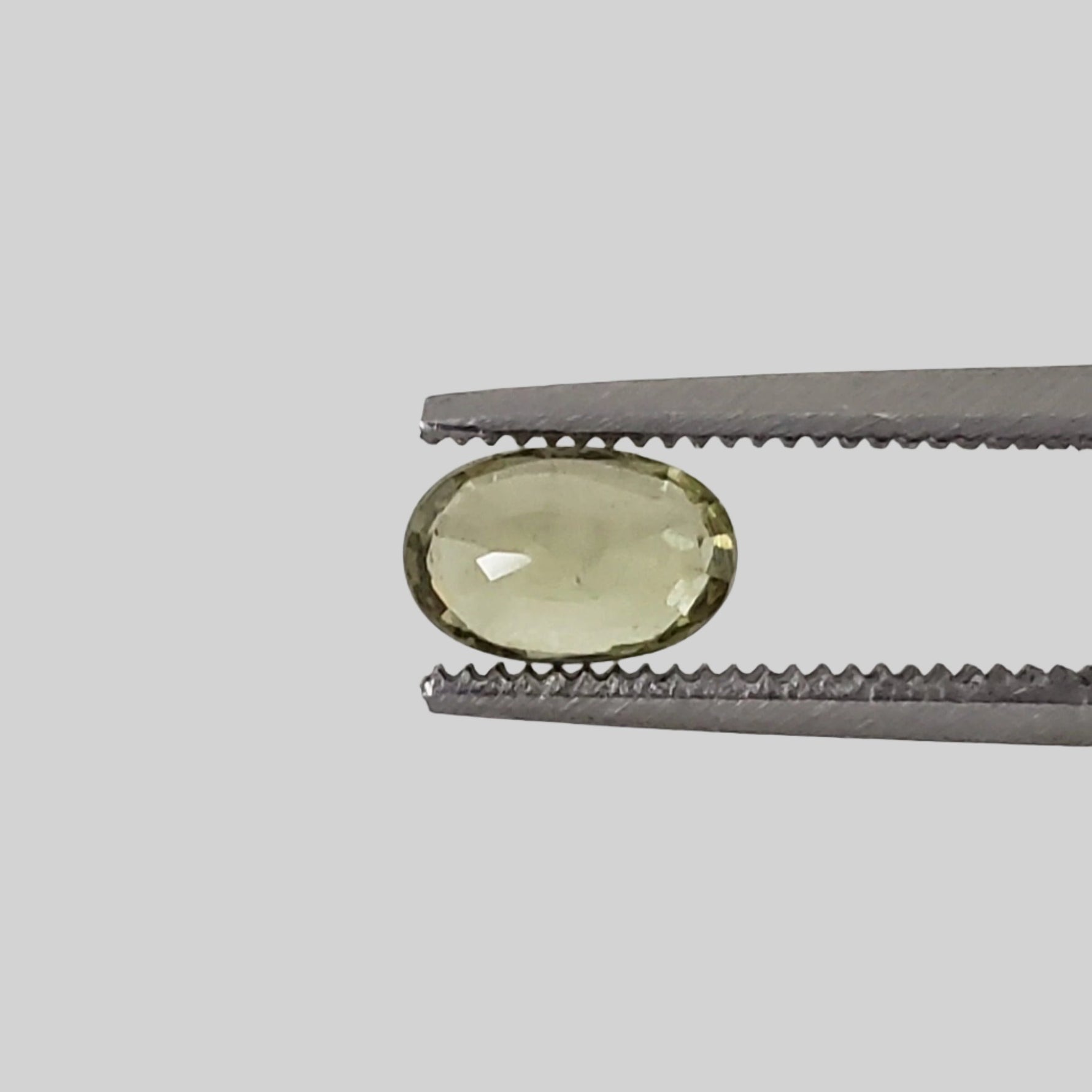  Sapphire | Unheated Sapphire | Oval Cut | Greenish Yellow | 6x4mm | Myanmar 1