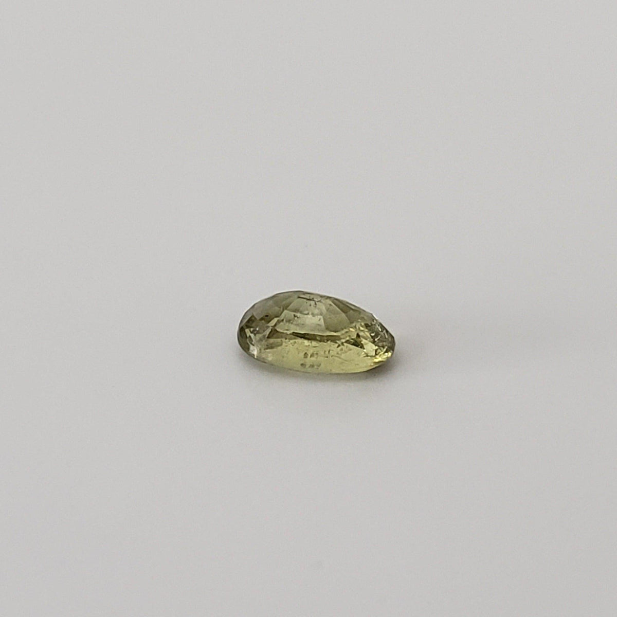  Sapphire | Unheated Sapphire | Oval Cut | Greenish Yellow | 6x4mm | Myanmar 6