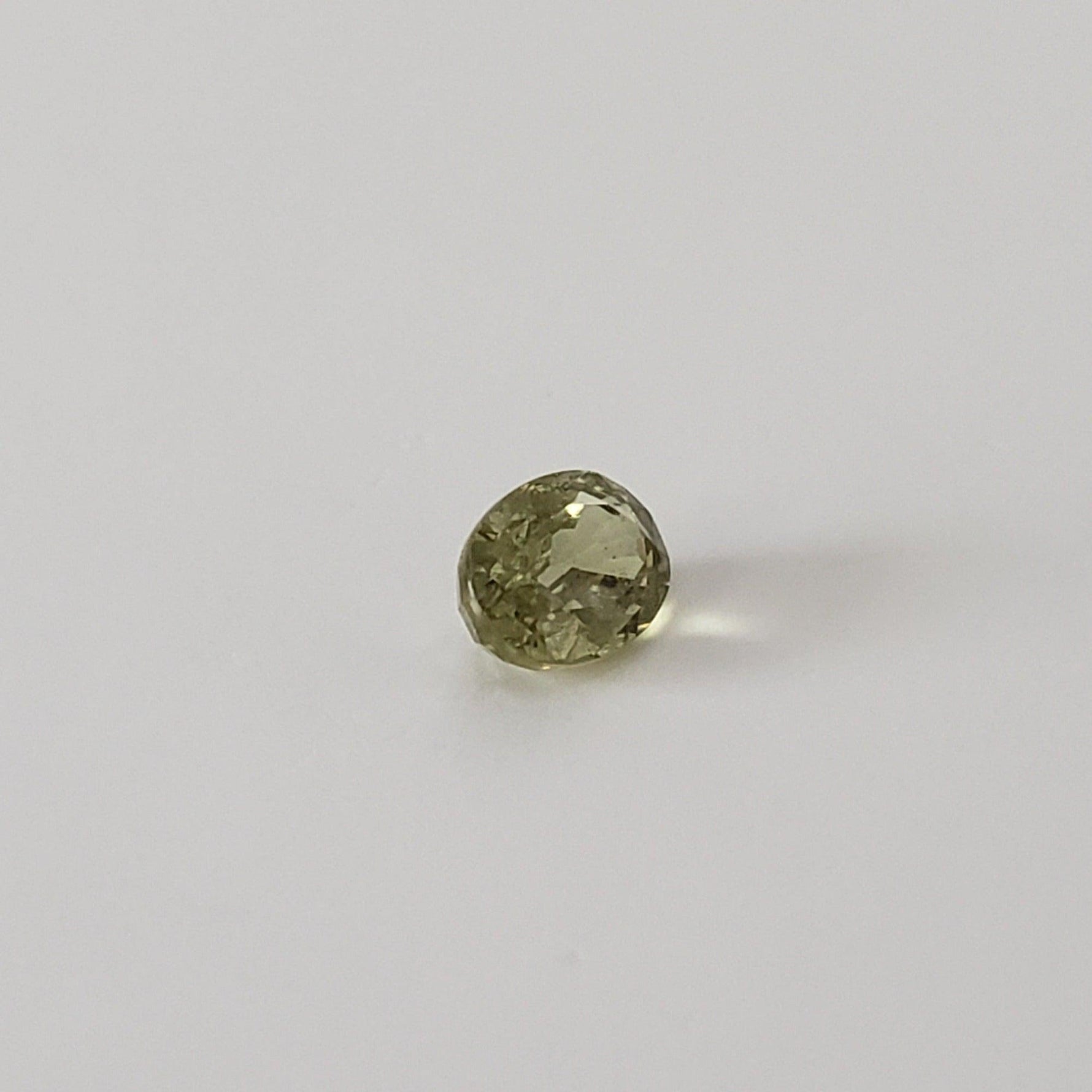  Sapphire | Unheated Sapphire | Oval Cut | Greenish Yellow | 6x4mm | Myanmar 4