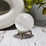 Selenite Satin Spar Crystal Sphere | 39 mm, 1.5 in | 85.4 grams 2