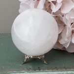  Selenite Satin Spar Sphere | 69 mm, 2.7 in | 398 grams 3