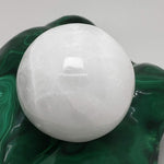  Selenite Satin Spar Sphere | 69 mm, 2.7 in | 402 grams 1