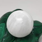  Selenite Satin Spar Sphere | 69 mm, 2.7 in | 402 grams 3