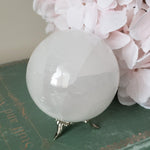  Selenite Satin Spar Sphere | 72 mm, 2.8 in | 465 grams 1