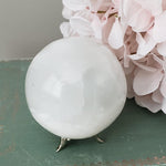  Selenite Satin Spar Sphere | 75 mm, 2.9 in | 541 grams 3