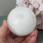  Selenite Satin Spar Sphere | 75 mm, 2.9 in | 541 grams 5