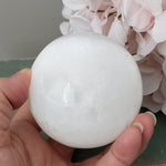  Selenite Satin Spar Sphere | 75 mm, 2.9 in | 541 grams 6