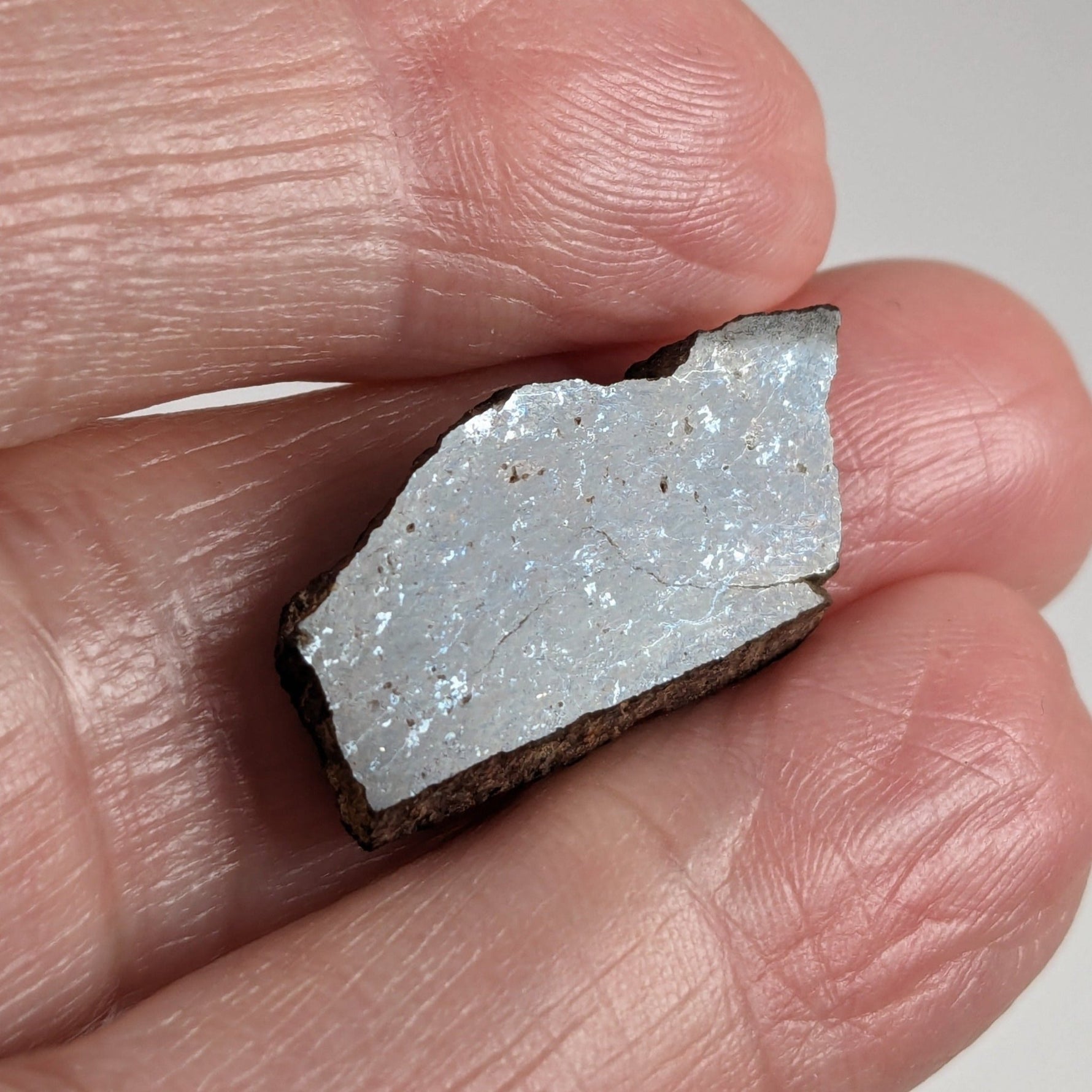  Shişr 010 Meteorite | 2.3 Grams | Slice | L5 Chondrite | Rare | Shişr Desert, Oman | SO24 1