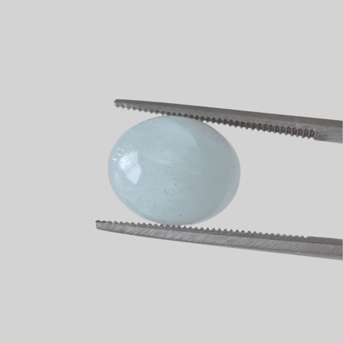  Silky Aquamarine | Oval Cabochon | Light Blue | 12X10mm 5.8ct | SO24 1