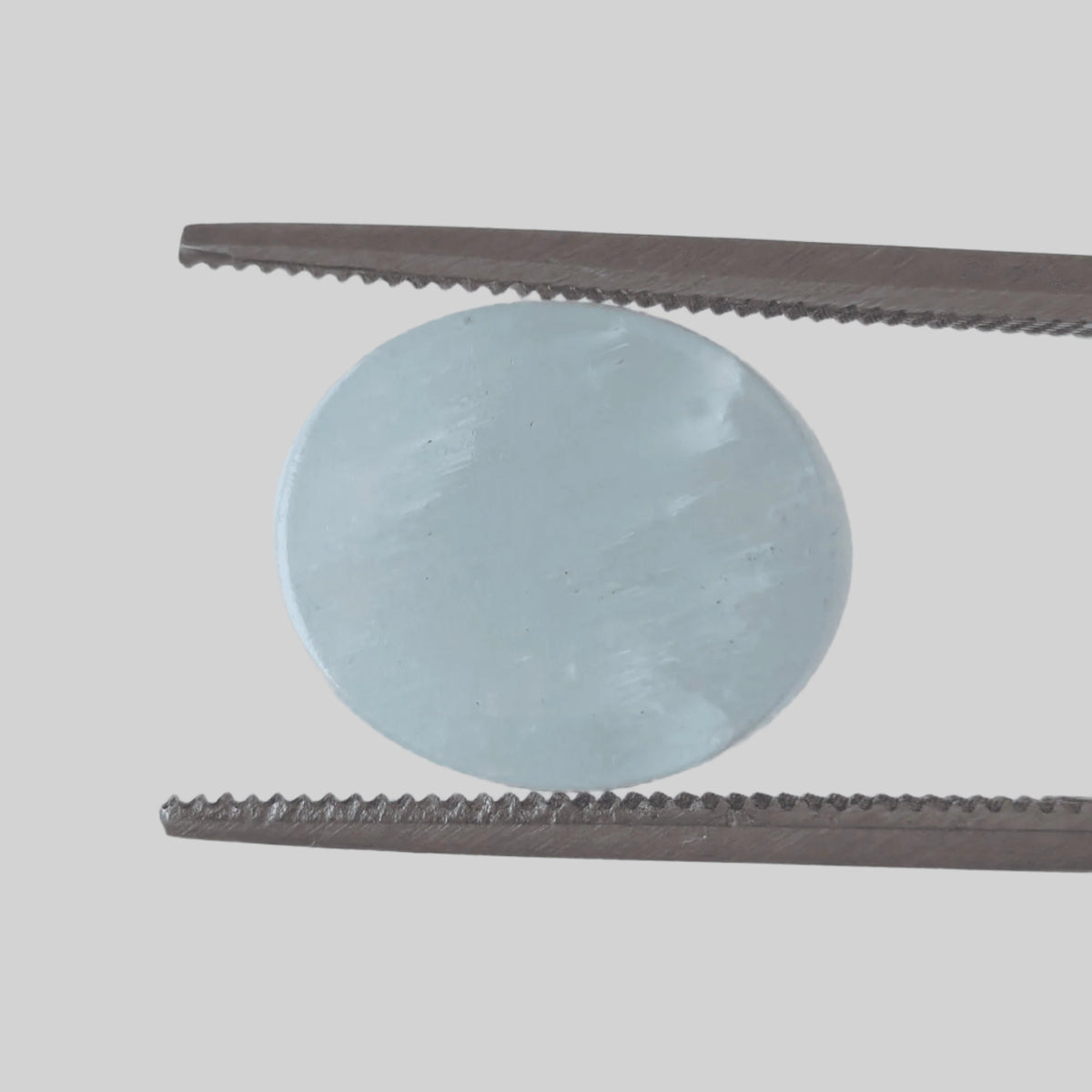  Silky Aquamarine | Oval Cabochon | Light Blue | 12X10mm 5.8ct | SO24 2