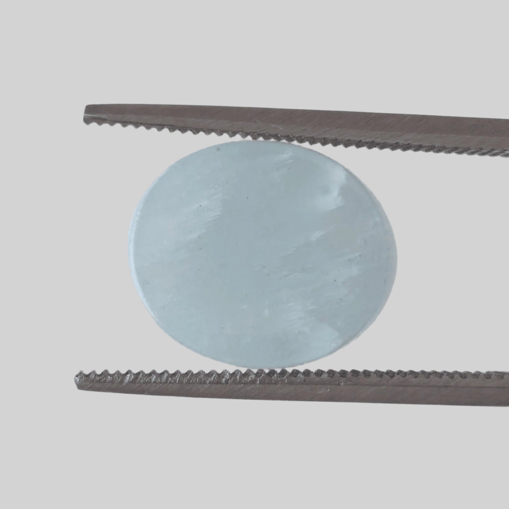  Silky Aquamarine | Oval Cabochon | Light Blue | 12X10mm 5.8ct | SO24 2