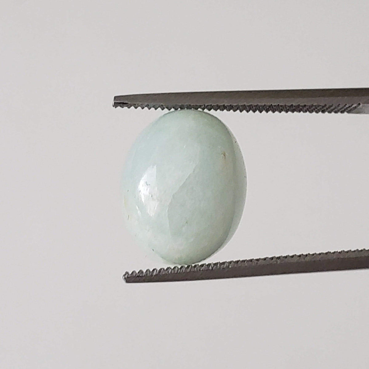  Silky Aquamarine | Oval Cabochon | Light Blue | 12X9.7mm 5.1ct | SO24 