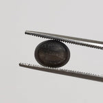  Sillimanite Cats Eye | Oval Cabochon | Black | 9x7mm 2.9ct | SO24 5