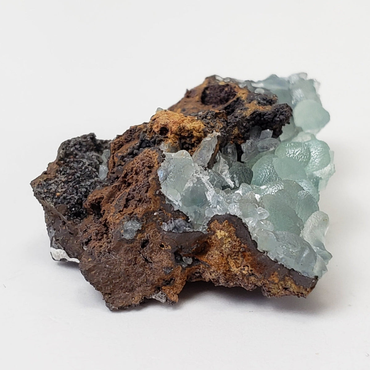  Smithsonite Crystals on Matrix | Perky Box Thumbnail Specimen | Chihuahua, Mexico | SO24 4