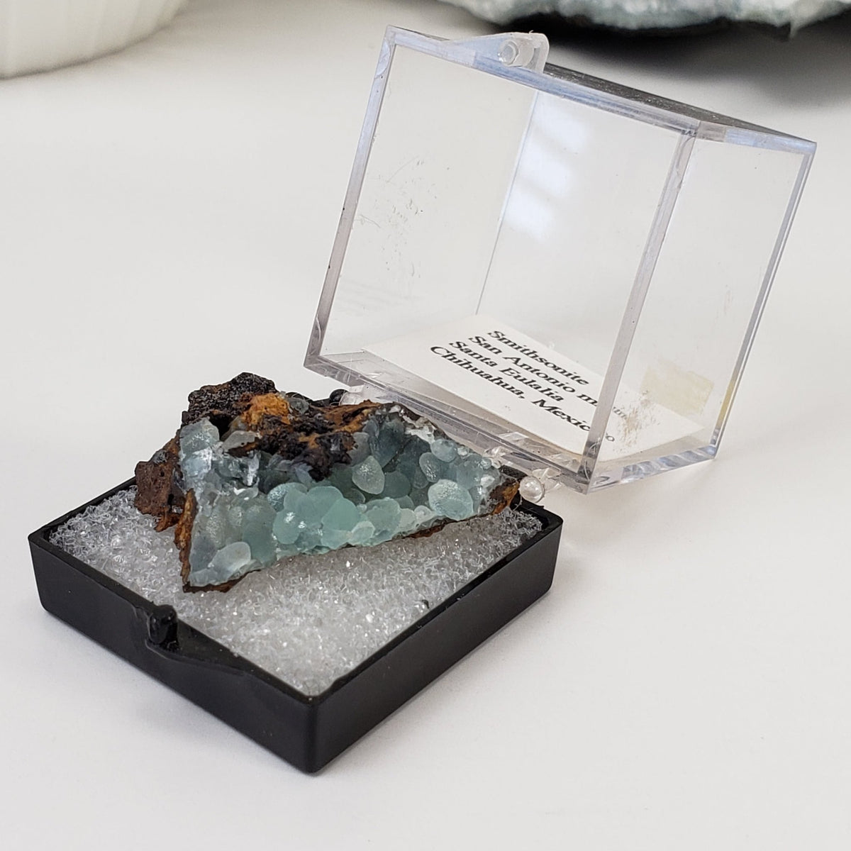  Smithsonite Crystals on Matrix | Perky Box Thumbnail Specimen | Chihuahua, Mexico | SO24 6