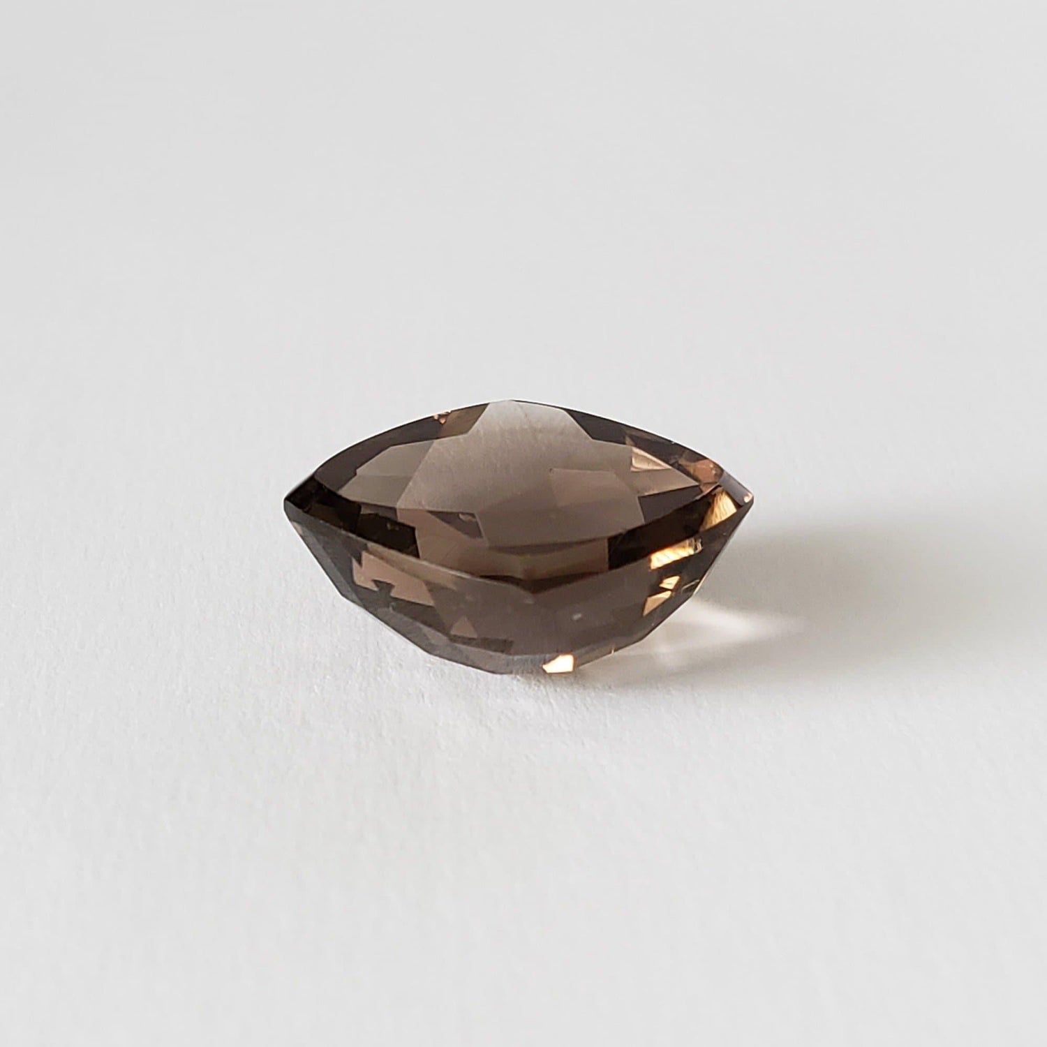  Smoky Quartz | Antique Cushion Checkerboard | 16mm 1