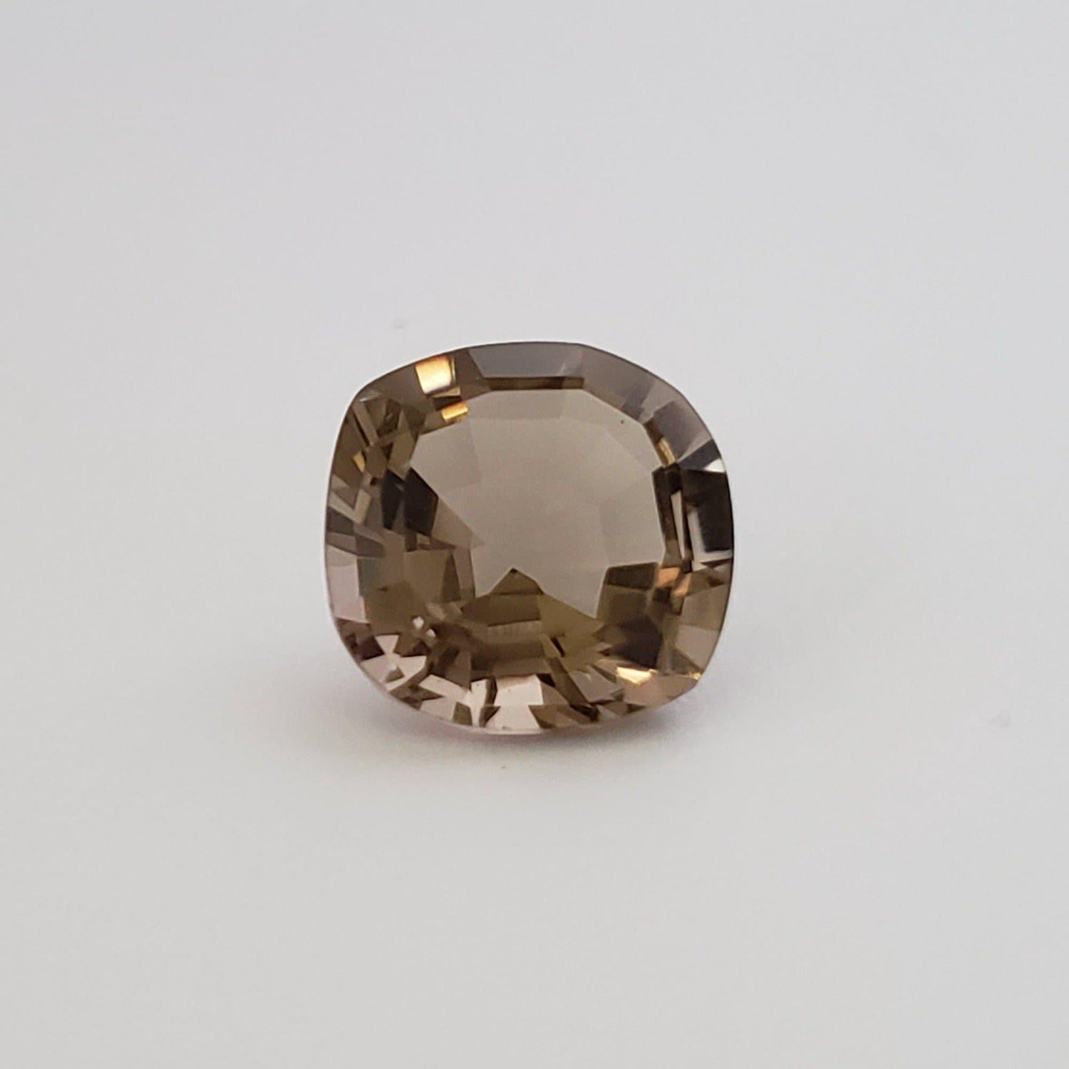  Smoky Quartz | Cushion Cut | 14x14mm 7.67ct 
