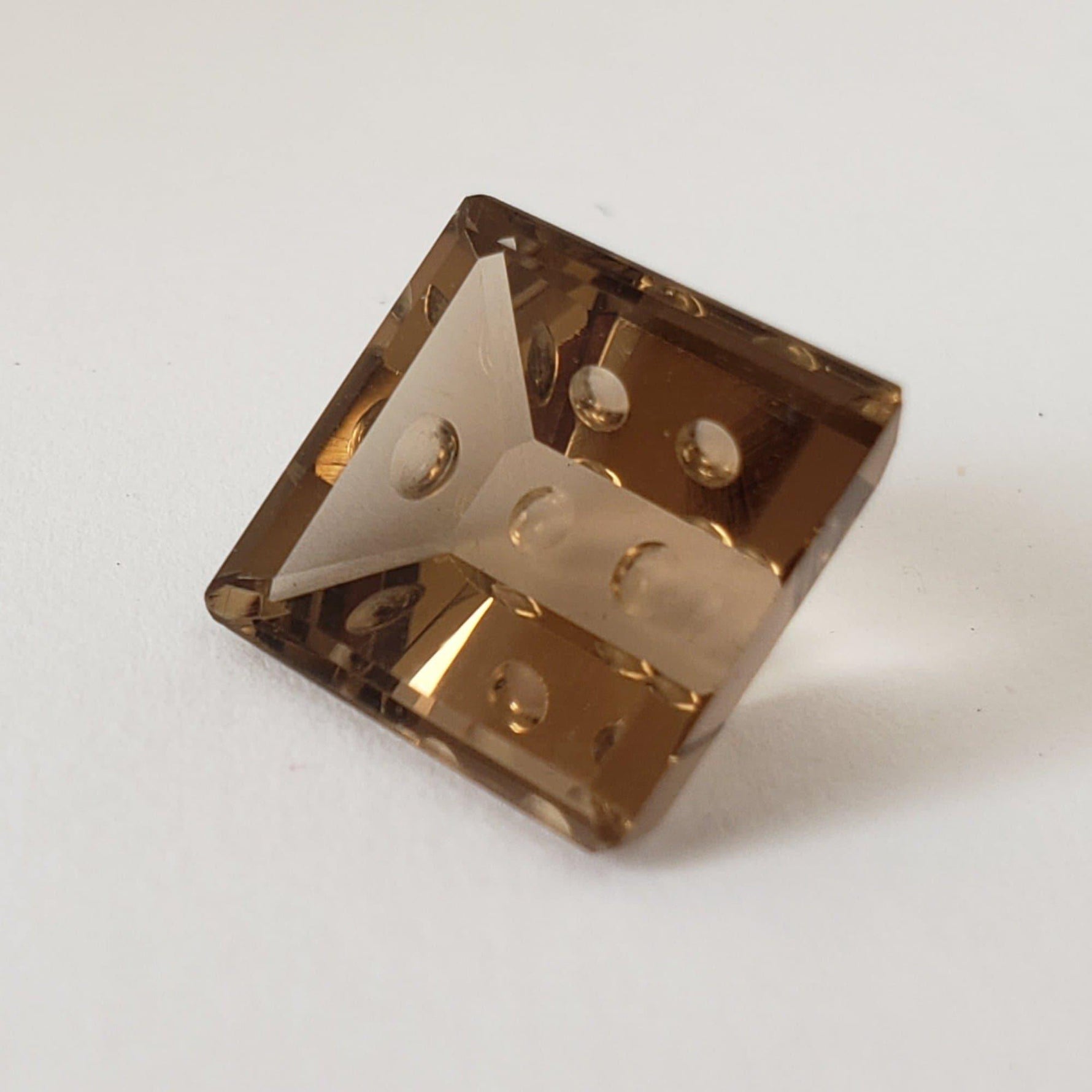  Smoky Quartz | Laser Cut Baguette | 14x12.5mm 9.42ct 1