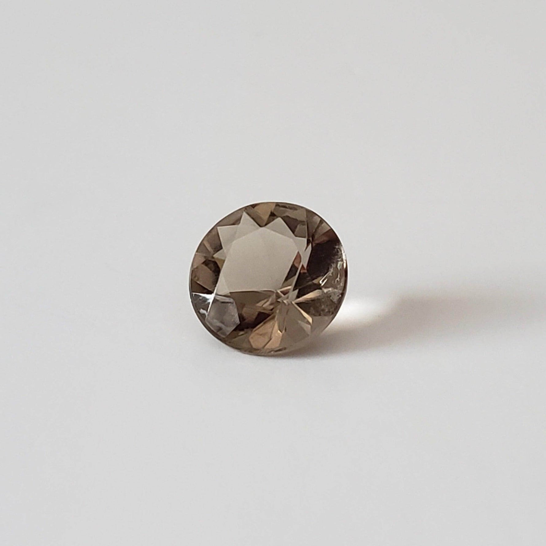  Smoky Quartz | Round Cut | 8mm 1.8ct 2