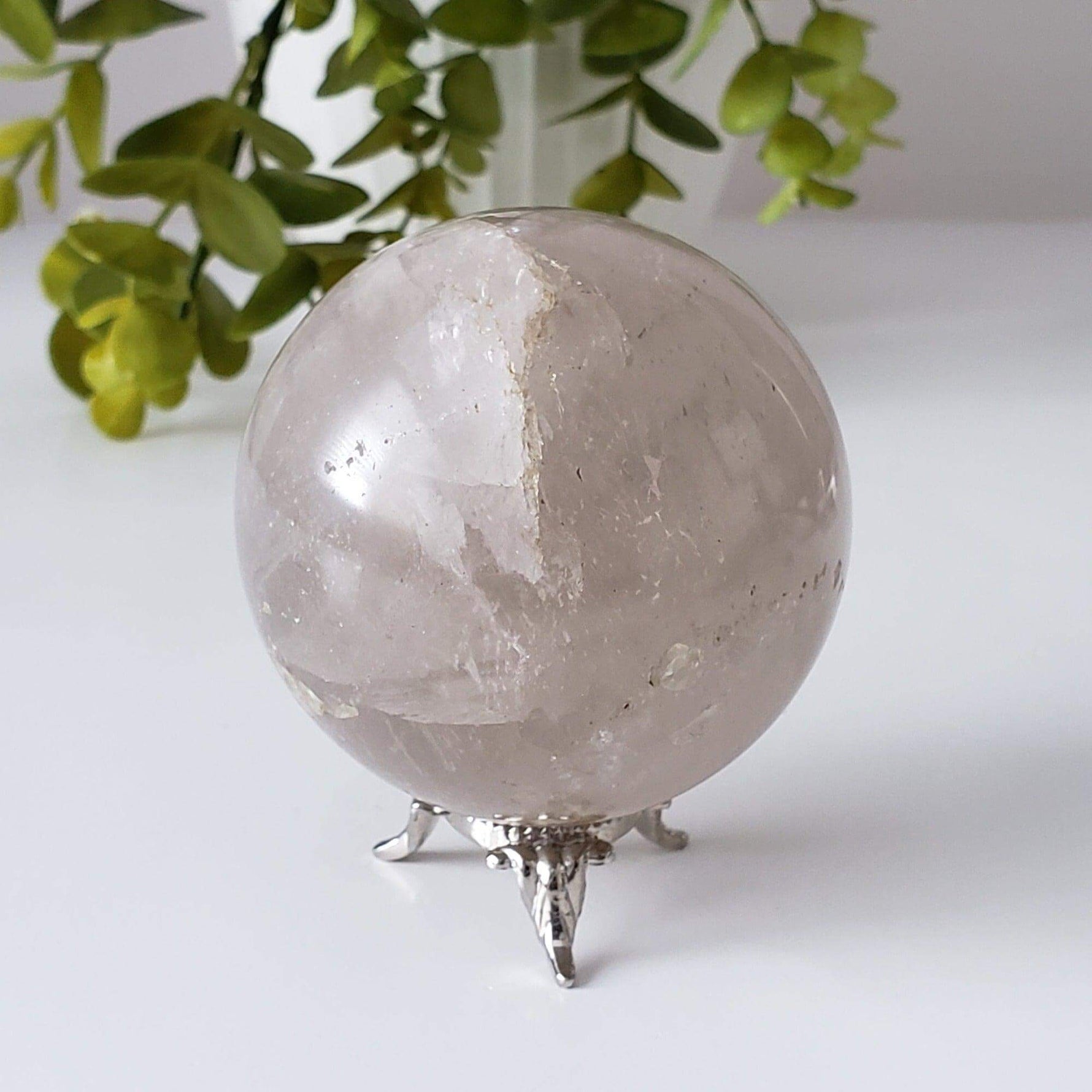  Smoky Quartz Sphere | 71 mm 2.8 inches | 476 Grams | Included | SO24 5