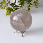  Smoky Quartz Sphere | 71 mm 2.8 inches | 476 Grams | Included | SO24 9