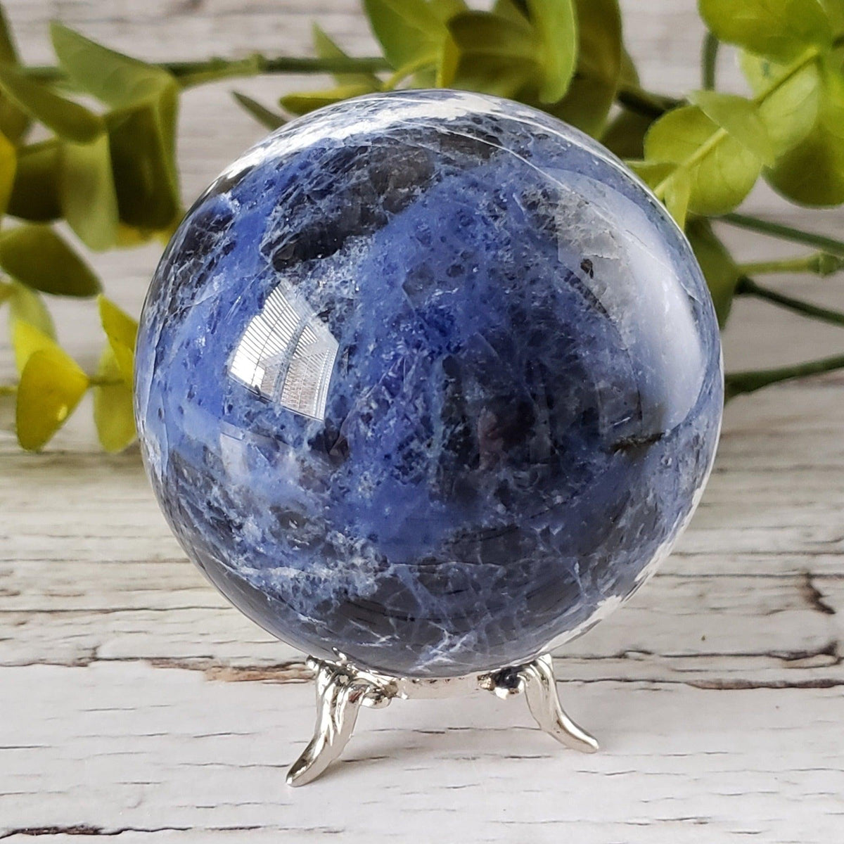 Sodalite Sphere | 70 mm, 2.75 in | 412 grams | Brazil 2