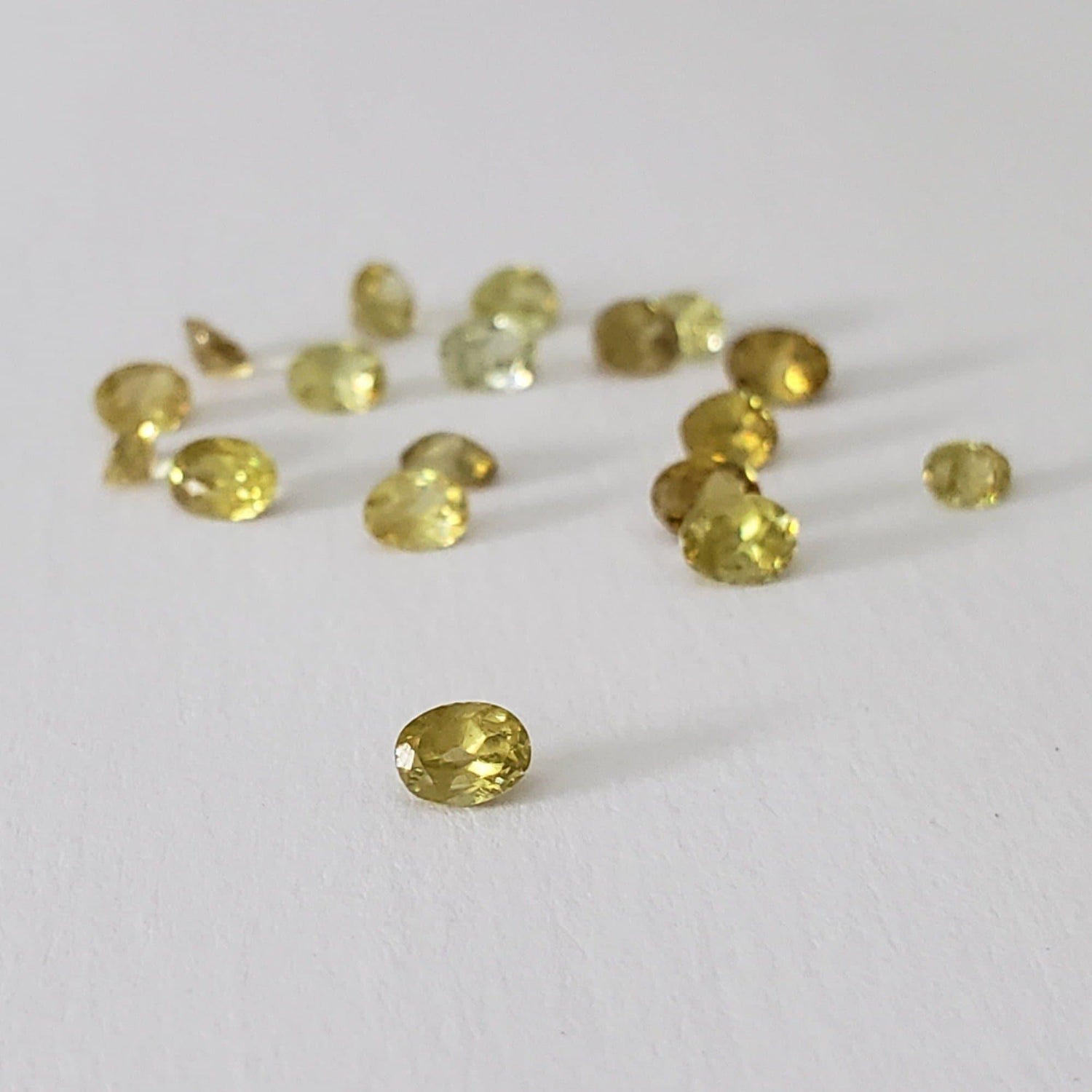  Sphene | Oval Cut | Canary Yellow | 4x3mm 