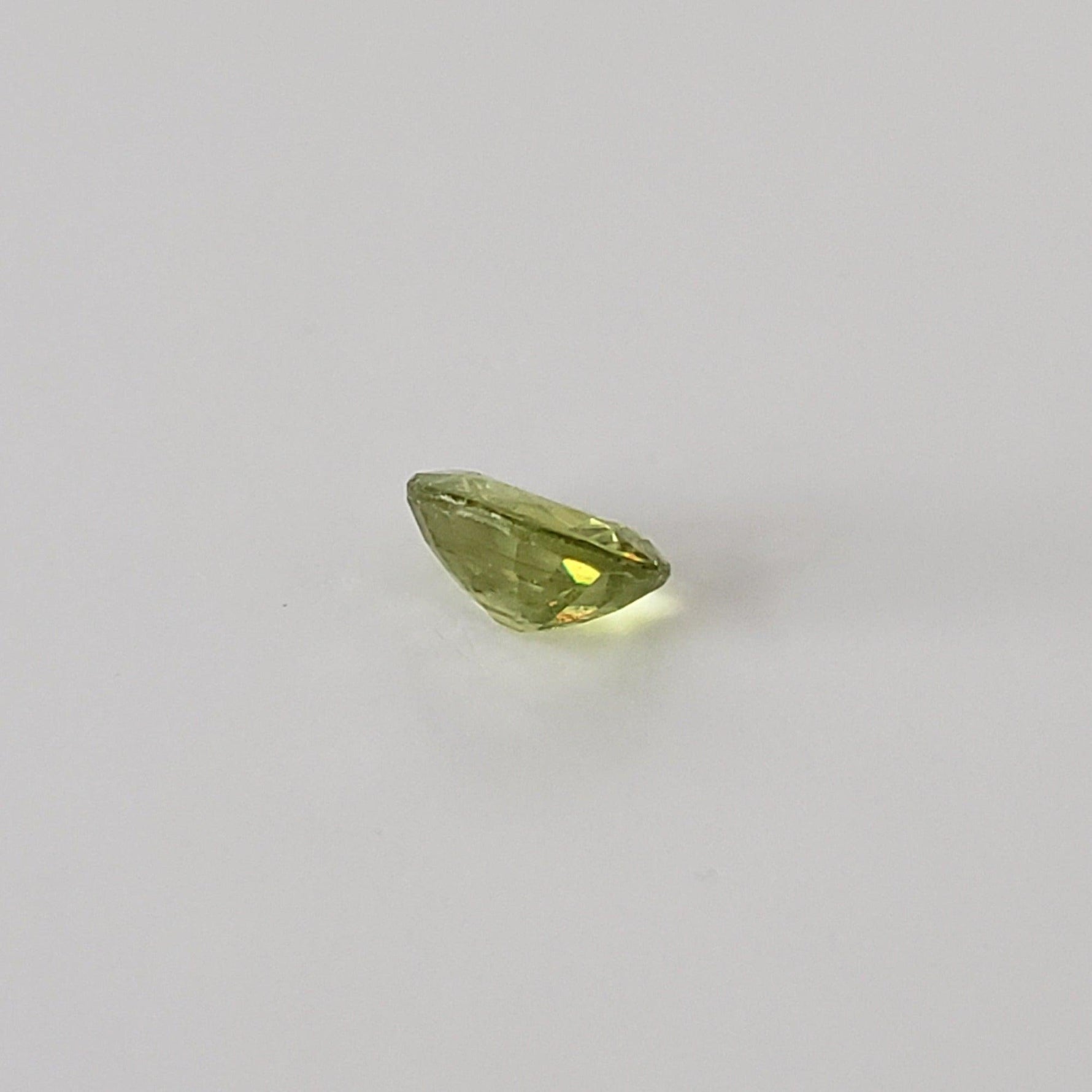  Sphene | Oval Cut | Vivid Green | 6x5mm 6