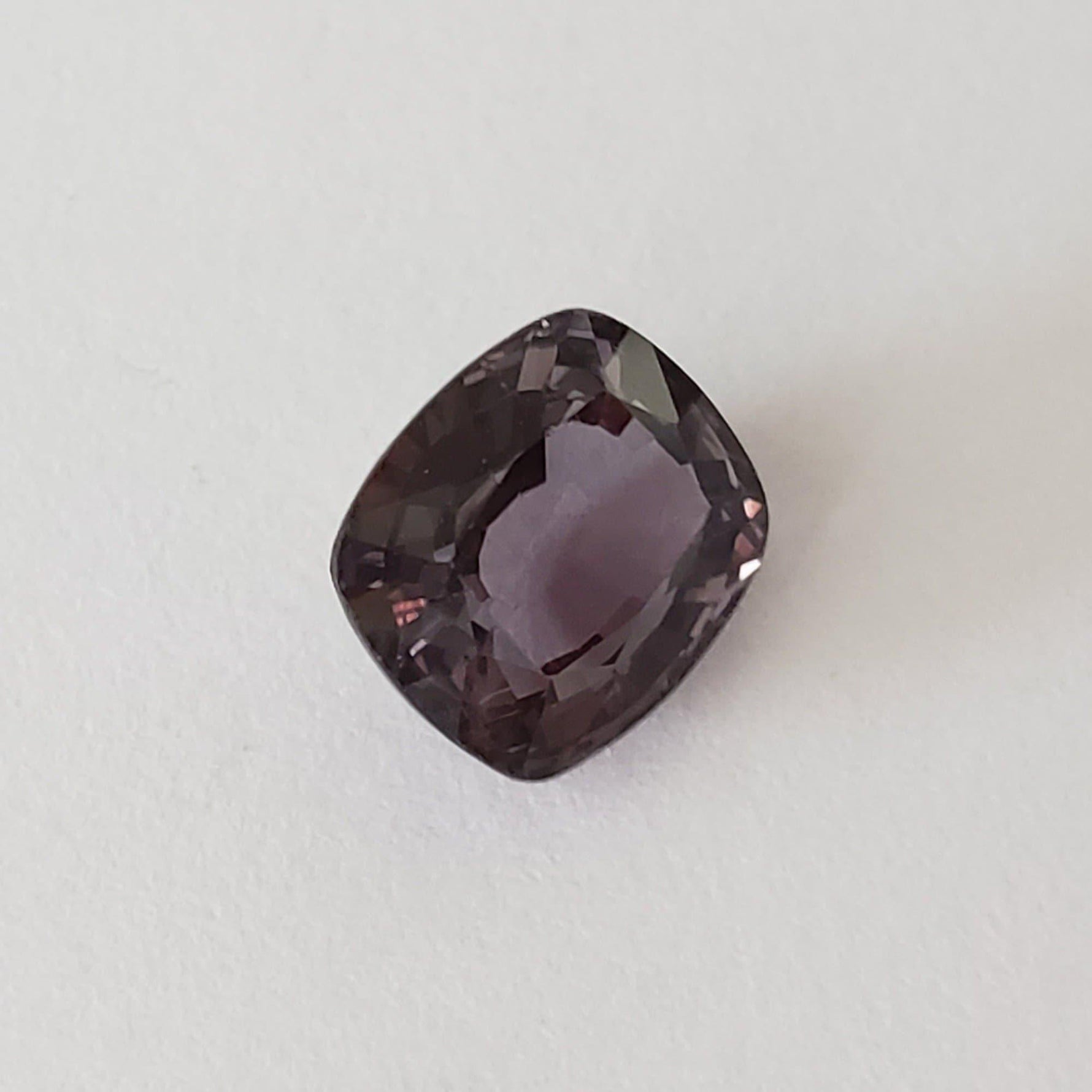  Spinel | Antique Cut | Dark Lavender | Natural | 8.8x7.7mm 2.99ct 1