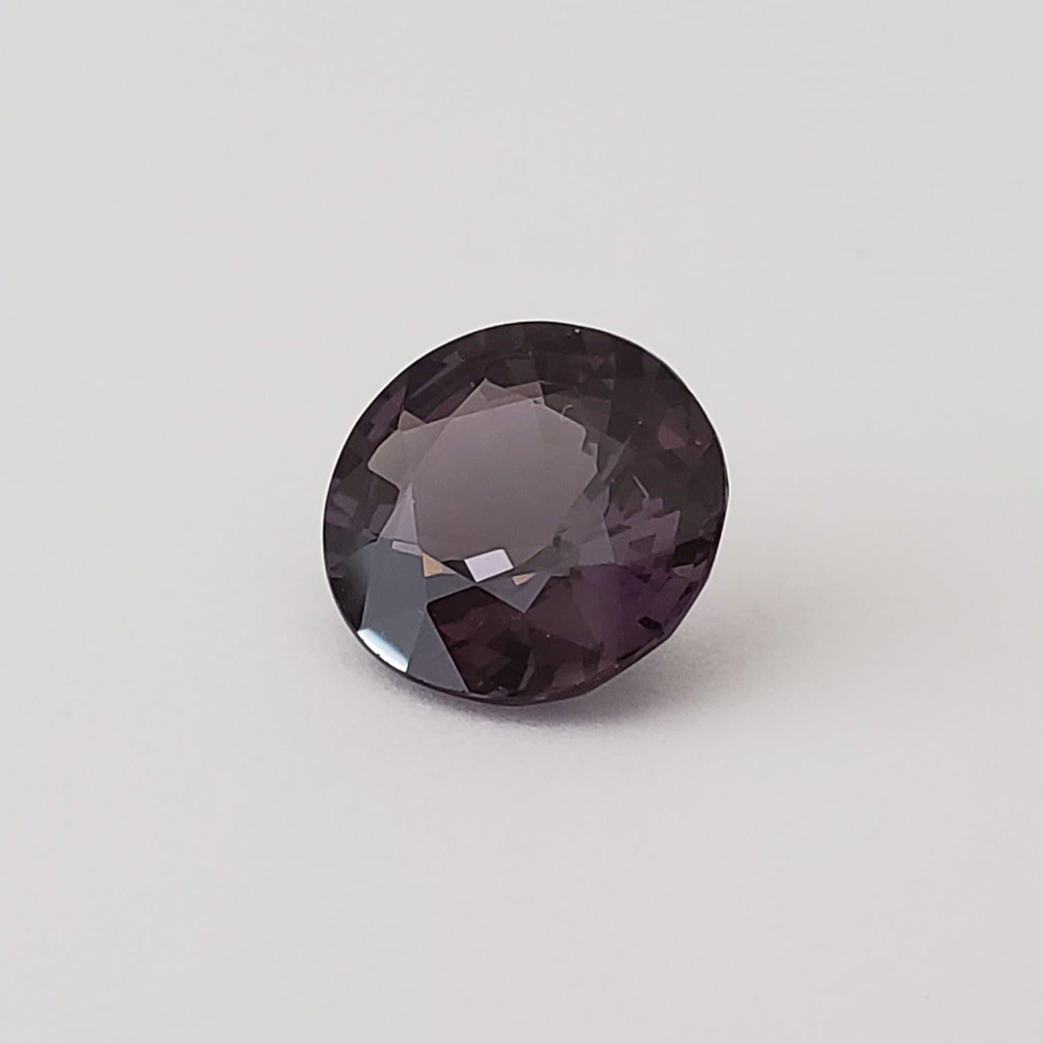  Spinel | Oval Cut | Deep Purple | Natural | 10.2x9.5mm 3.72ct 1