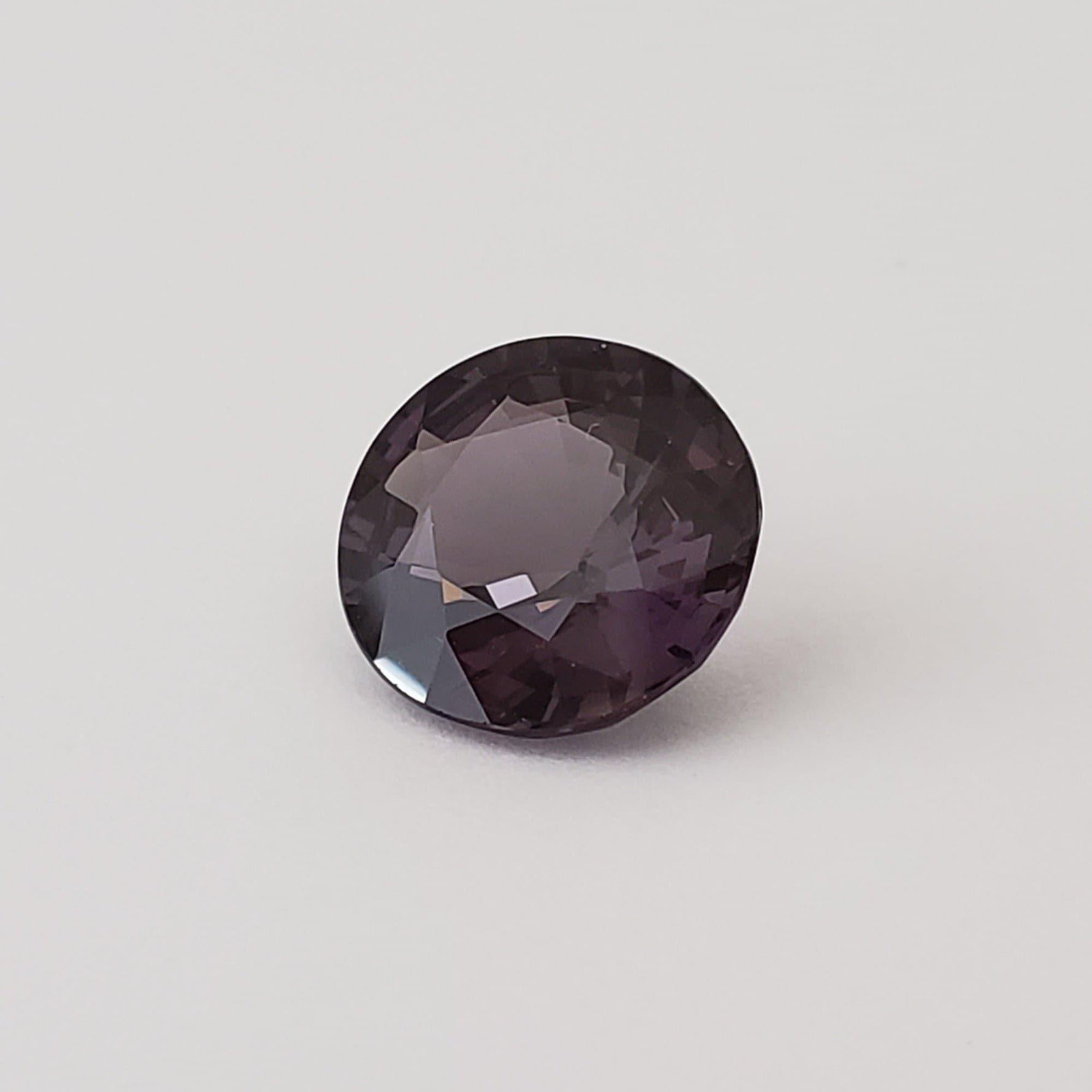  Spinel | Oval Cut | Deep Purple | Natural | 10.2x9.5mm 3.72ct 1