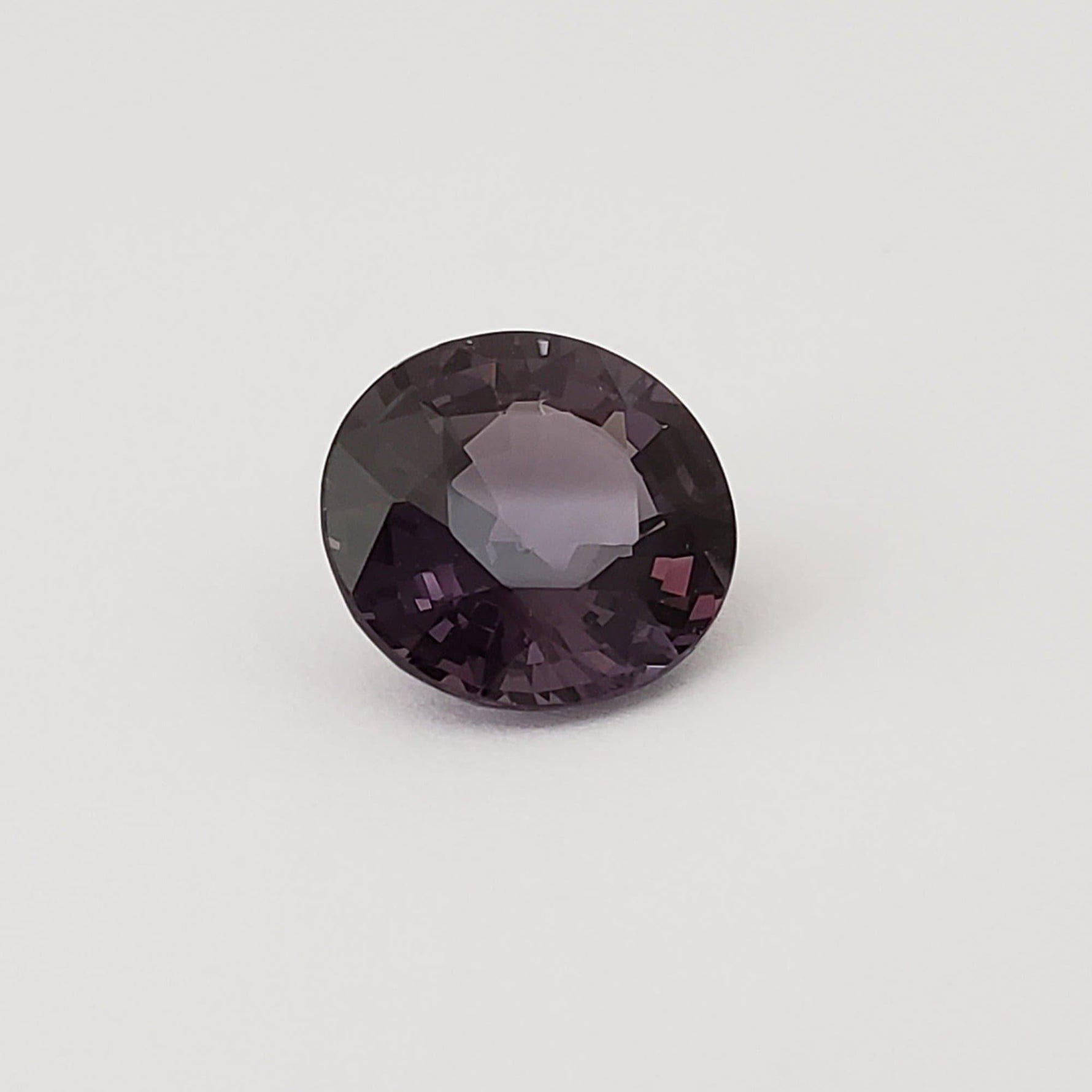  Spinel | Oval Cut | Deep Purple | Natural | 10.2x9.5mm 3.72ct 2