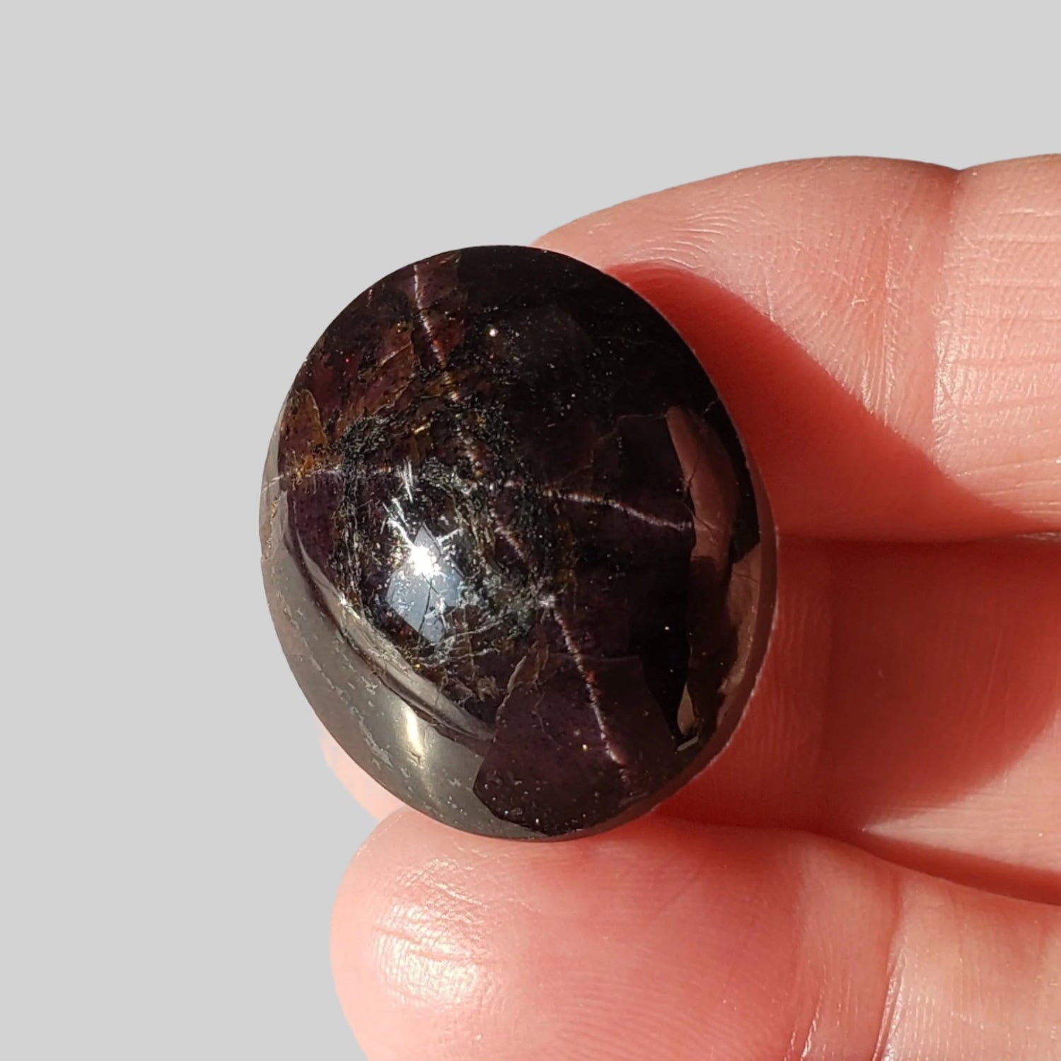  Star Garnet | Untreated Garnet | Oval Cabochon | Blood Red | 28x23.5mm 103.3ct 