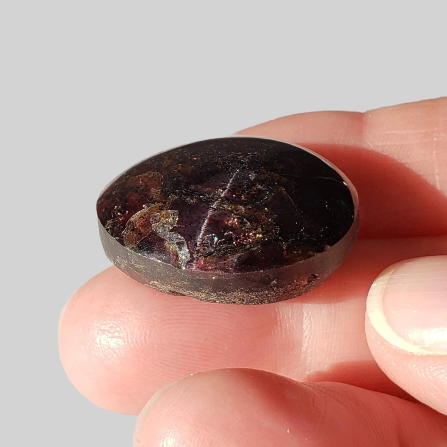  Star Garnet | Untreated Garnet | Oval Cabochon | Blood Red | 28x23.5mm 103.3ct 1