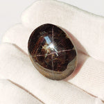  Star Garnet | Untreated Garnet | Oval Cabochon | Blood Red | 31x25mm 137.15ct | Africa | SO24 