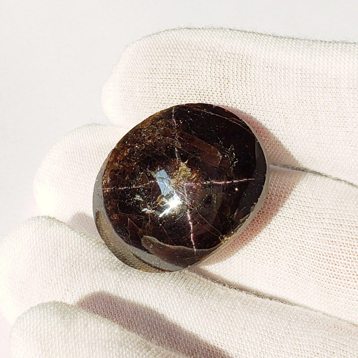  Star Garnet | Untreated Garnet | Oval Cabochon | Blood Red | 31x25mm 137.15ct | Africa | SO24 1