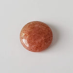  Sunstone | Round Cabochon | Orange Red | 11.5mm 3.5ct 3