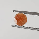  Sunstone | Round Cut | Orange Red | 8mm 1.26ct | SO24 1