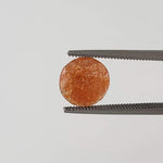  Sunstone | Round Cut | Orange Red | 8mm 1.26ct | SO24 3