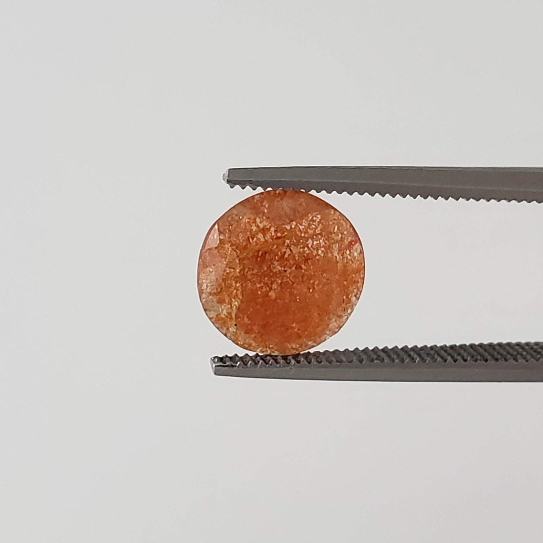  Sunstone | Round Cut | Orange Red | 8mm 1.26ct | SO24 3