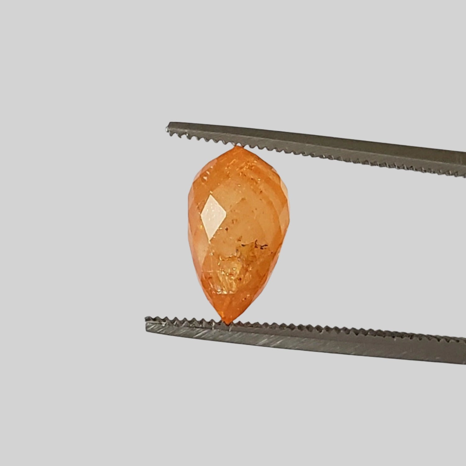  Tangerine Garnet | Briolette | Orange 10.2x6mm 3.5ct 1
