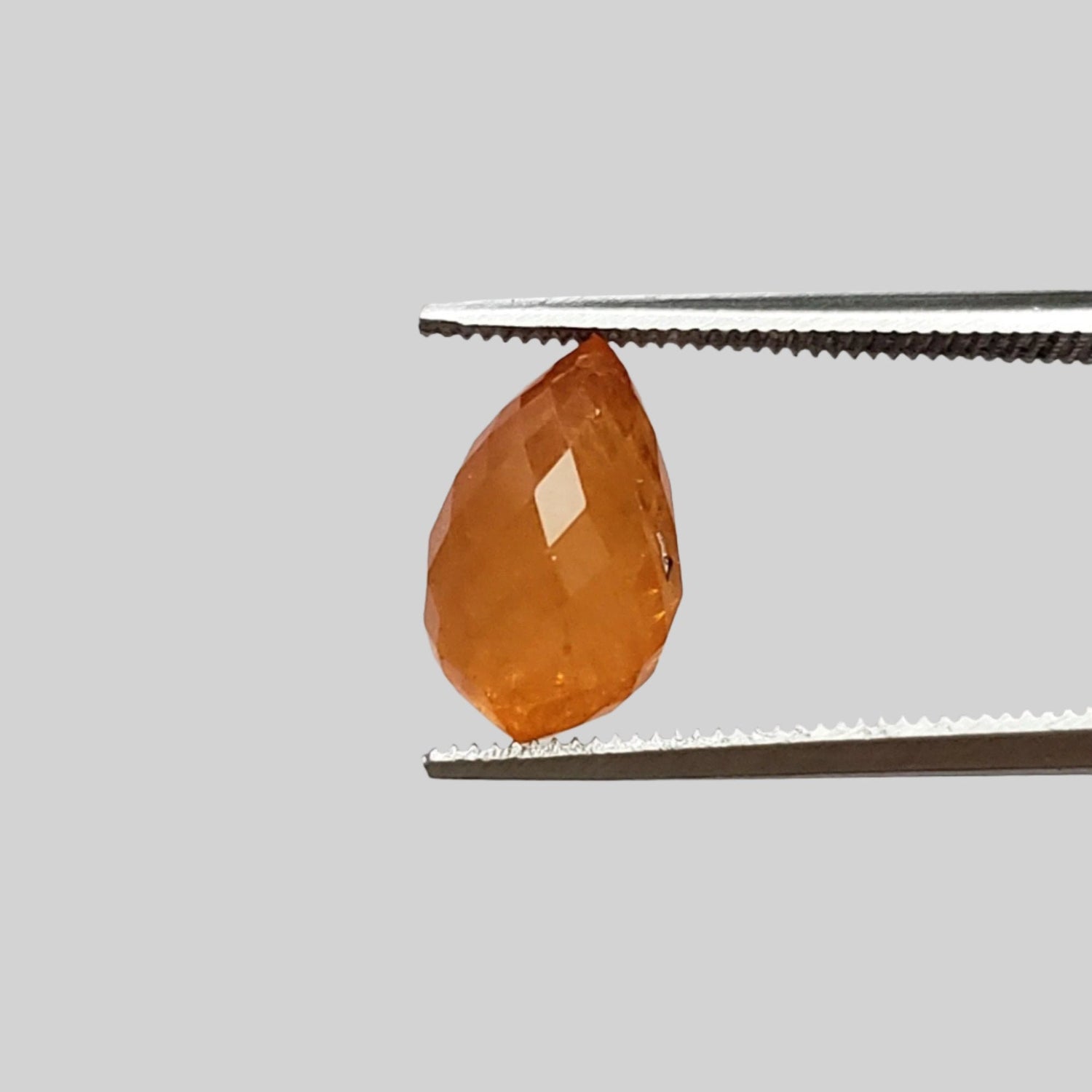  Tangerine Garnet | Briolette | Orange | 11.3x6.8mm 4.9ct 1