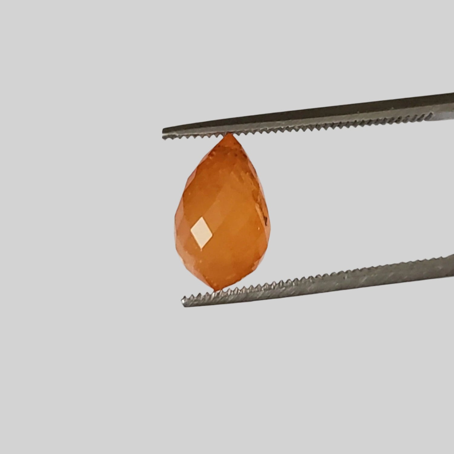  Tangerine Garnet | Briolette | Orange | 11.3x6.8mm 4.9ct 3