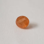  Tangerine Garnet | Oval Checkerboard Cut | 9.7x8mm 4.8ct | Nigeria 
