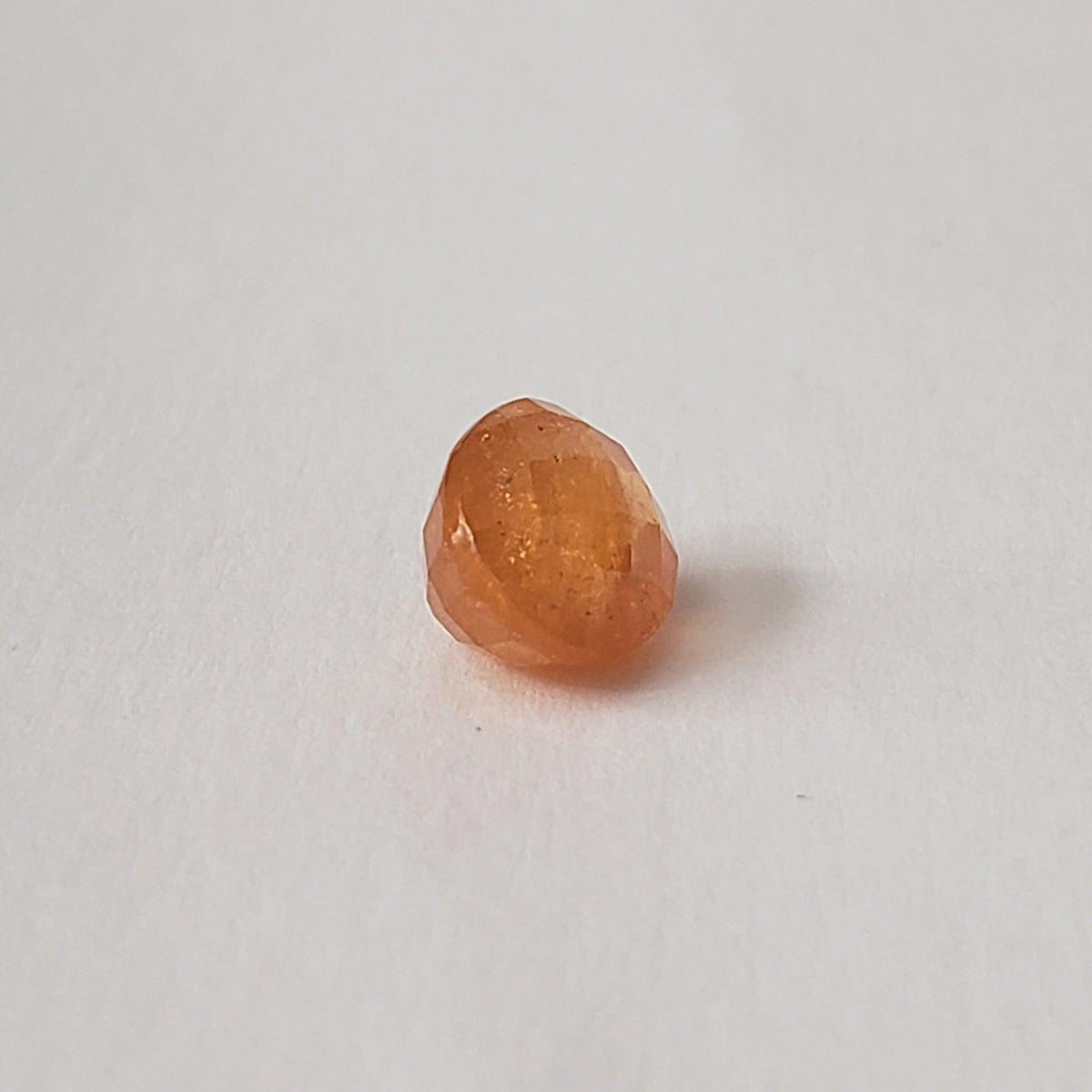  Tangerine Garnet | Oval Checkerboard Cut | 9.7x8mm 4.8ct | Nigeria 3