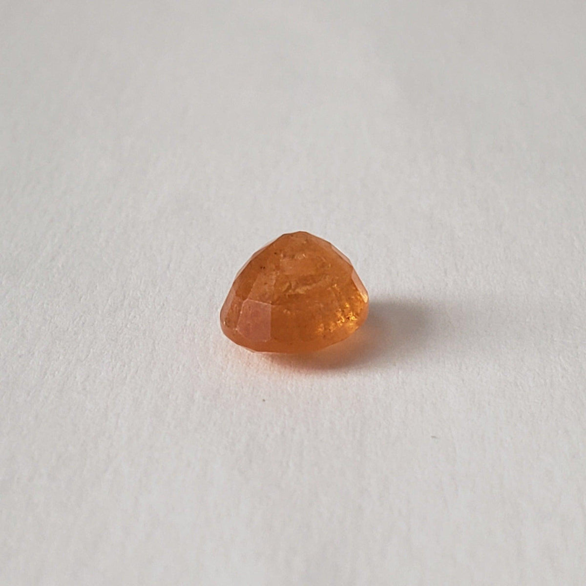  Tangerine Garnet | Oval Checkerboard Cut | 9.7x8mm 4.8ct | Nigeria 5