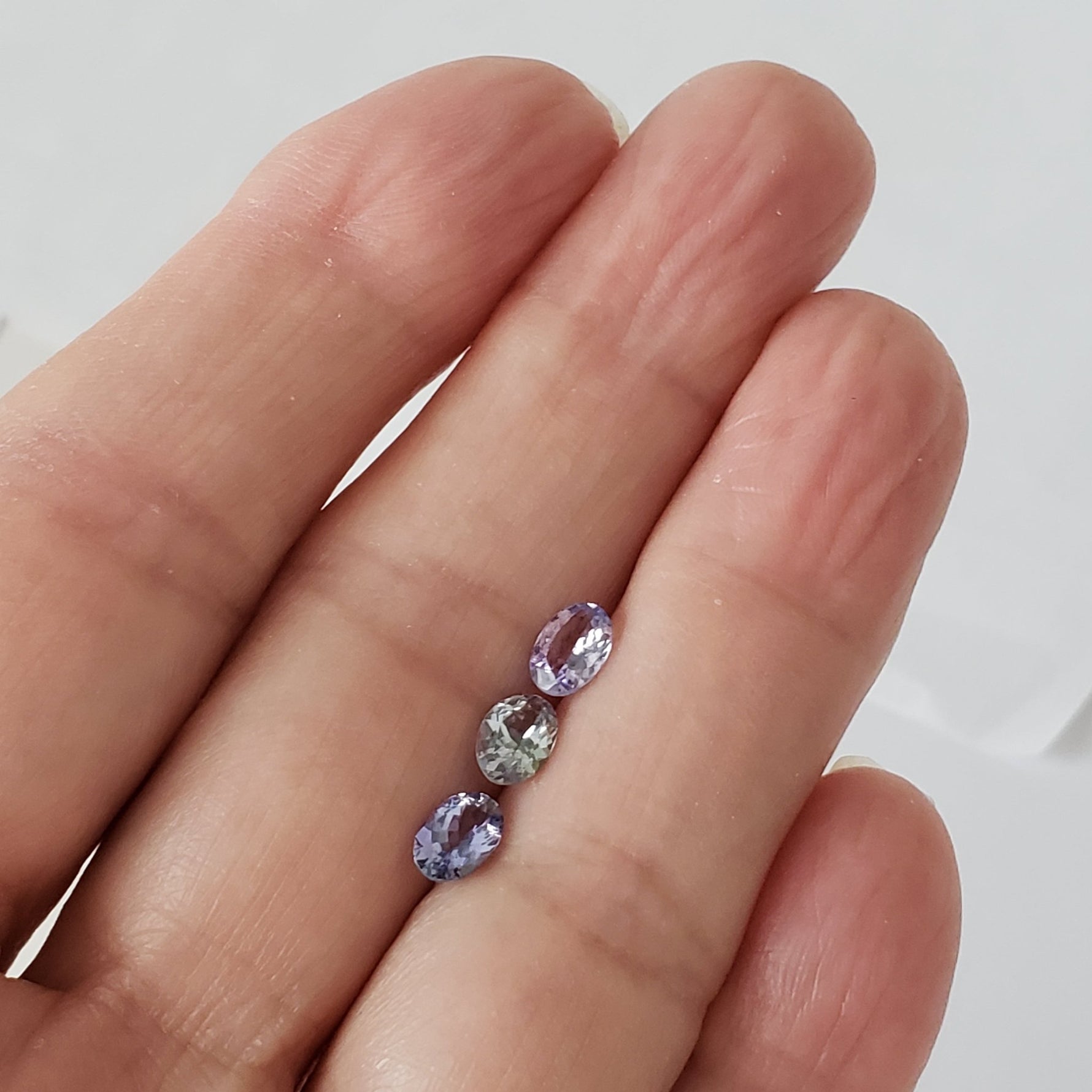  Tanzanite | 3 Piece Gemstone Lot | Oval Cut | 1.7tcw 5